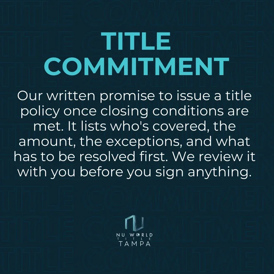 Most Buyers Sign the Title Commitment Without Reading It. Here's What It Actually Says